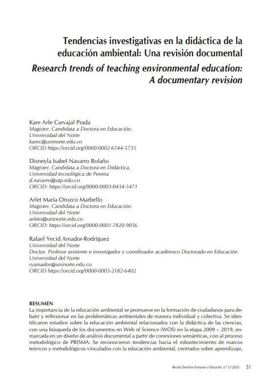 Tendencias investigativas en la didáctica de la educación ambiental