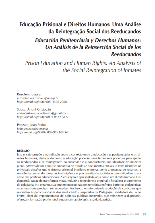 Educación Penitenciaria y Derechos Humanos