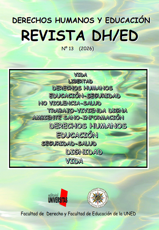 					Ver Vol. 1 Núm. 13 (2026): Revista DH/ED Derechos Humanos y Educación
				